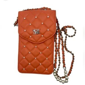Badgley Mischka Orange Crossbody Bag